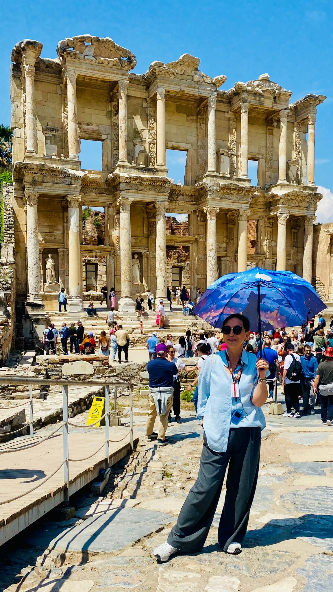 Tolkin Ramazanov at Ephesus Library of Celsus